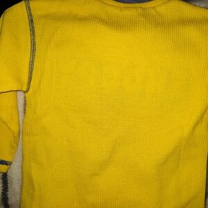 Yellow t-shirt with Snoopy and Charlie brown  Brand new 2T